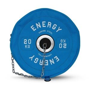 20kg Weight Plate Design Gym Crossbody Bag Waterproof Training Disc Bag